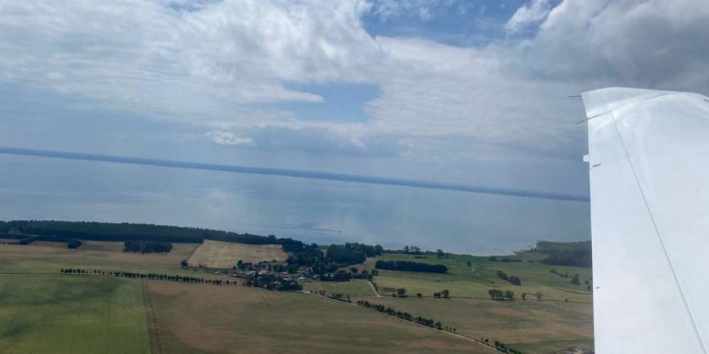 Reisebericht an die Ostsee mit einen Kleinflugzeug nach EDCP und EDAH