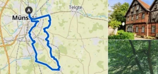 Fahrradtour rund um EDLT Münster-Telgte für Privatpiloten ein Ausflugziel von vielen im Trend liegenden Ausflugszielen und Ausflugsideen, von jeden Flugplatz gibt es Ausflugziele zu entdecken