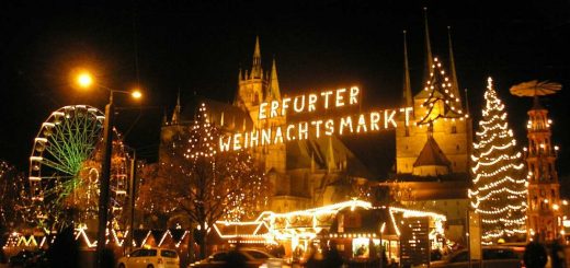 Weihnachtsmarkt von Erfurt EDDE für Privatpiloten ein Ausflugziel von vielen im Trend liegenden Ausflugszielen und Ausflugsideen, von jeden Flugplatz gibt es Ausflugziele zu entdecken
