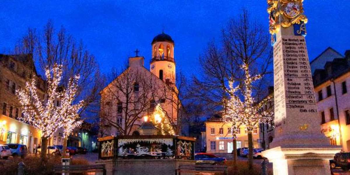 Weihnachtsmarkt von Auerbach EDOA für Privatpiloten ein Ausflugziel von vielen im Trend liegenden Ausflugszielen und Ausflugsideen, von jeden Flugplatz gibt es Ausflugziele zu entdecken